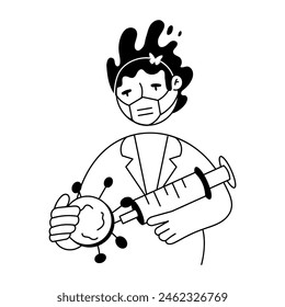 Science Hand Drawn Mini Illustrations