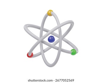 Icono de Ciencia Ilustración de representación 3D