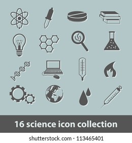 science icon collection