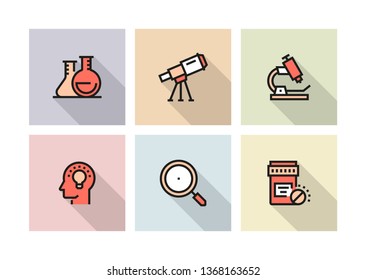 SCIENCE ICON CONCEPT