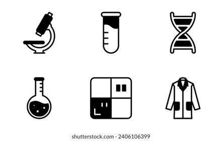 Science Icon Design Template in Semi Solid Style