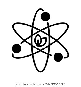 Icono de ciencia ilustración vectorial de stock editable