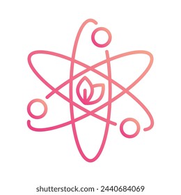 Science icon editable stock vector illustration