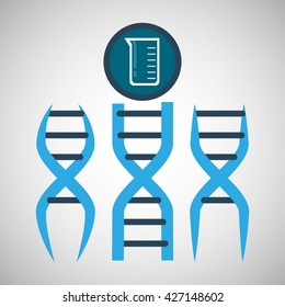 Science icon. laboratory concept.  Flat illiustration