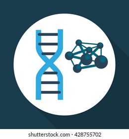 Science icon. laboratory concept.  Flat illiustration , vector