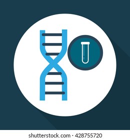 Science icon. laboratory concept.  Flat illiustration , vector