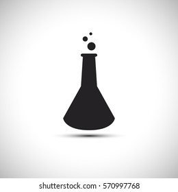 Science icon. Laboratory icon. Vector Illustration. Vector sign. 