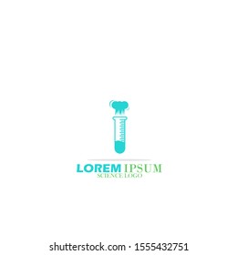 Science Icon Logo Symblo. With Simple, Modern, And Flat Design. Vector Illustration.