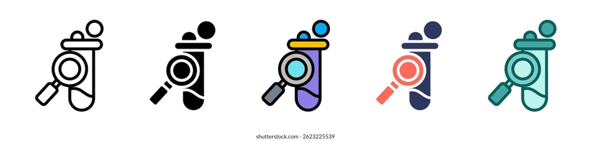 Icono de Ciencia Ilustración vectorial múltiple
