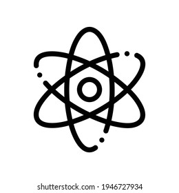 science icon in outline style