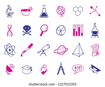 science Icon set 
