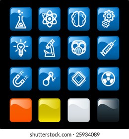 Science icon set