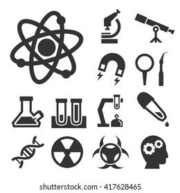 science icon set