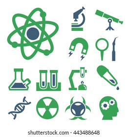 science icon set