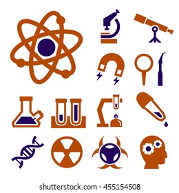 science icon set