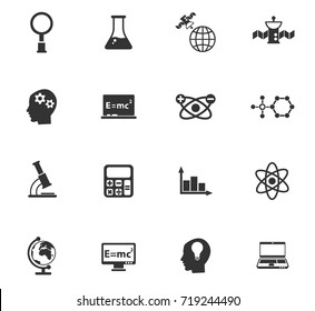 Science Icon Set Stock Vector (Royalty Free) 719244490 | Shutterstock