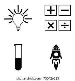 science icon set