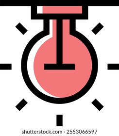 Wissenschaft Symbol Set Design Asset. Design-Element des Wissenschaftssymbols