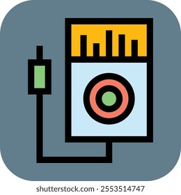 Science icon set design asset. Science icon design element