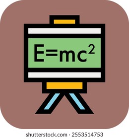 Science icon set design asset. Science icon design element