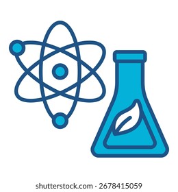 Science Icon Set With Multiple Styles. Vector Illustration