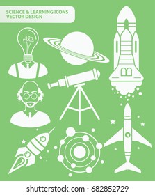 Science icon set,vector