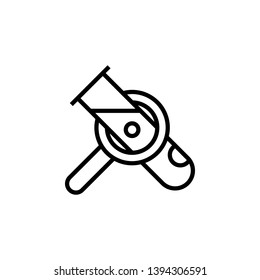 science icon sign signifier vector
