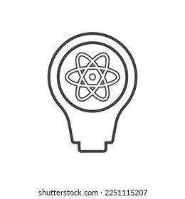 Vector de símbolo de icono de ciencia