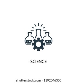 science icon. Simple element illustration. science concept symbol design. Can be used for web and mobile.
