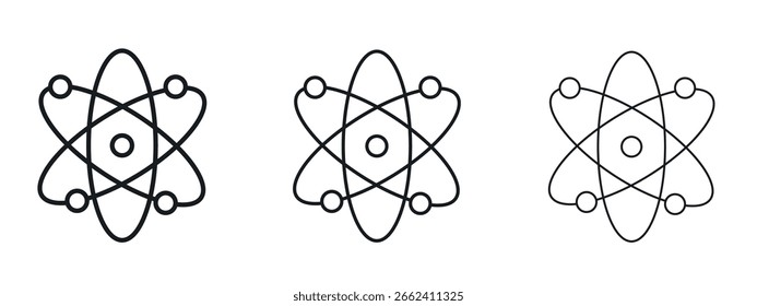 Wissenschaft Symbol einfache Linie Design - Einfache Vektorgrafik