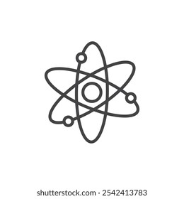 Science icon Symbol mark in filled style