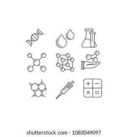 Science icon template