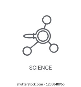 Science icon. Trendy Science logo concept on white background from Science collection. Suitable for use on web apps, mobile apps and print media.