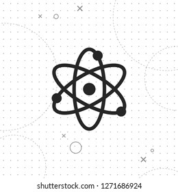 Science icon, vector best flat icon on texture background , EPS 10