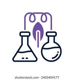 science icon. vector dual tone icon for your website, mobile, presentation, and logo design.