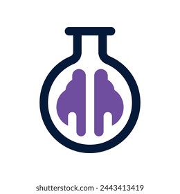 science icon. vector dual tone icon for your website, mobile, presentation, and logo design.