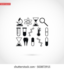 science icon vector, flat design best vector icon