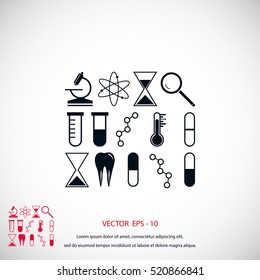 science icon vector, flat design best vector icon