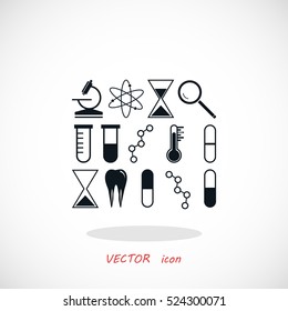 science icon vector, flat design best vector icon