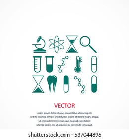 science icon vector, flat design best vector icon