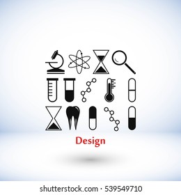 science icon vector, flat design best vector icon