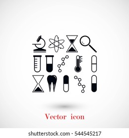 science icon vector, flat design best vector icon