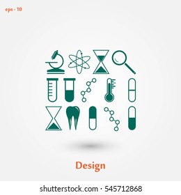 science icon vector, flat design best vector icon