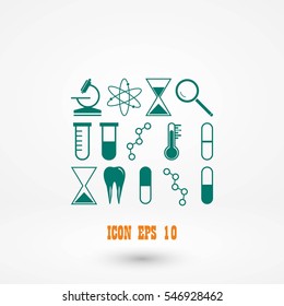 science icon vector, flat design best vector icon