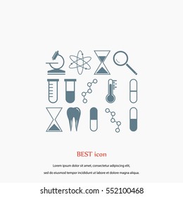 science icon vector, flat design best vector icon