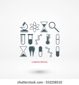 science icon vector, flat design best vector icon