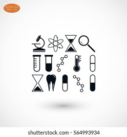 science icon vector, flat design best vector icon