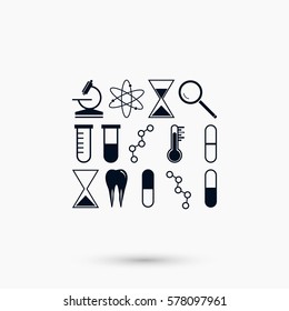 science icon vector, flat design best vector icon