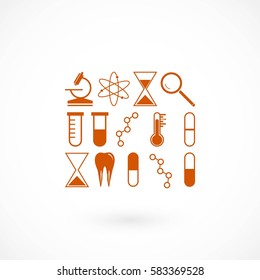 science icon vector, flat design best vector icon