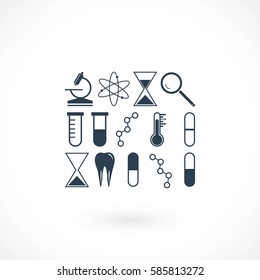 science icon vector, flat design best vector icon